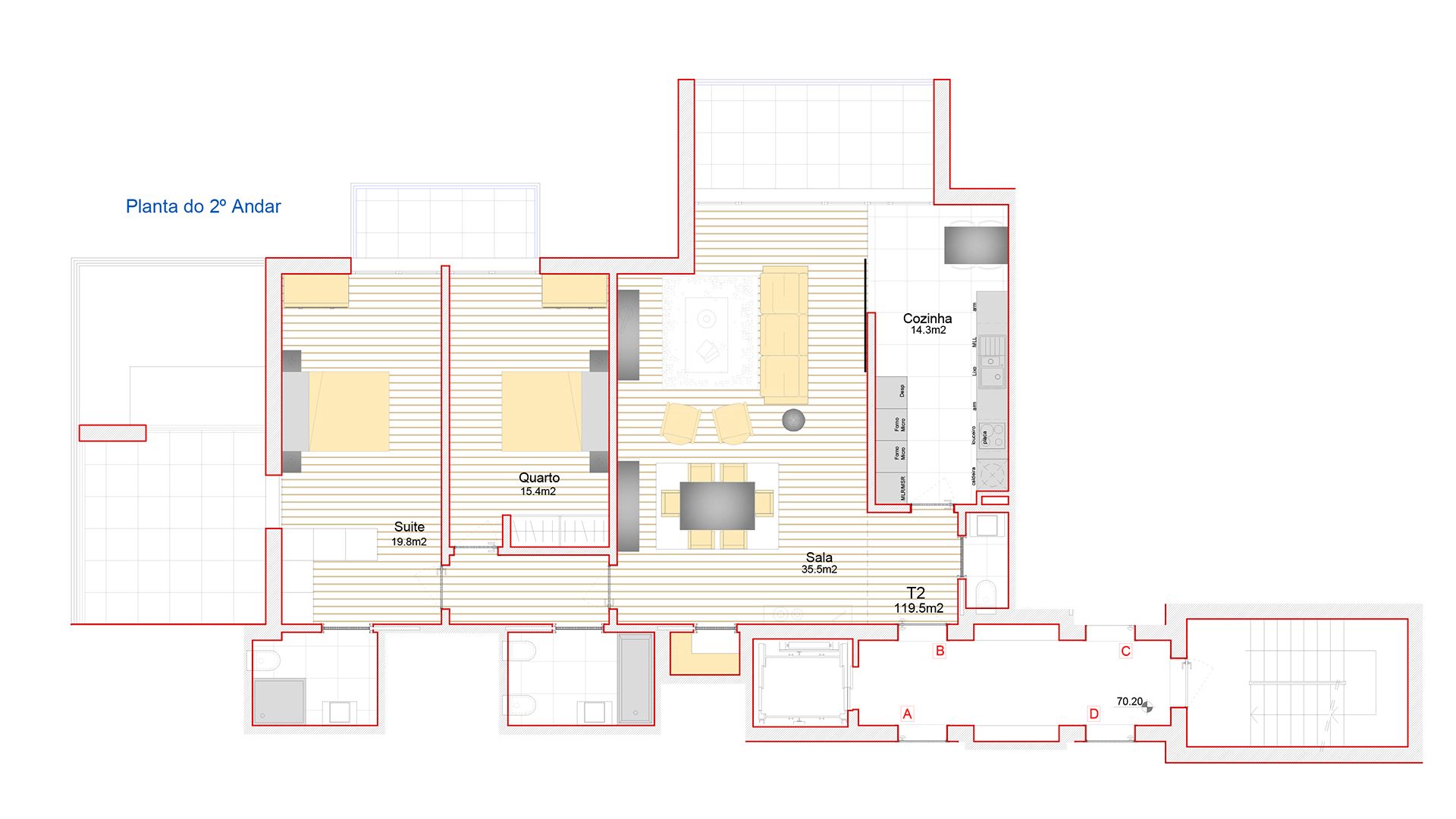 Appartamento 3 Vani, Coimbra, São Martinho do Bispo