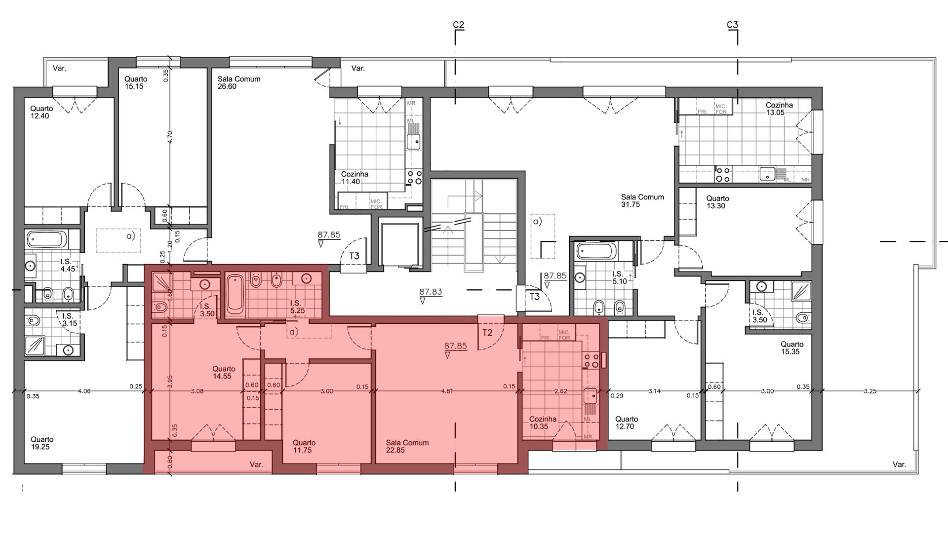 Appartamento 3 Vani, Coimbra, São Martinho do Bispo
